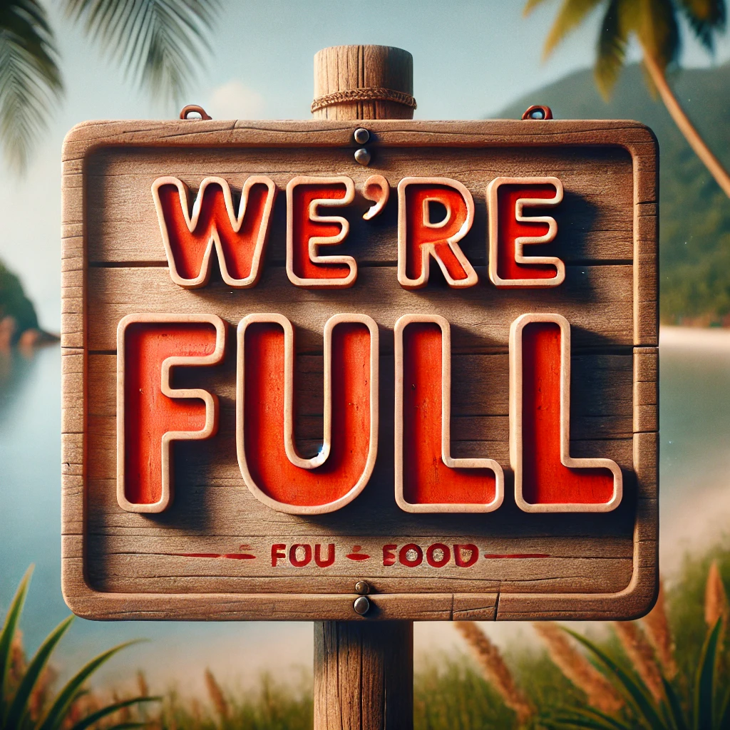 You are currently viewing We’re Full